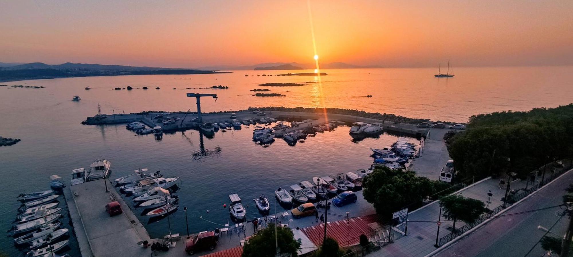 Panoramic Sea View Apartment Chania  Exterior photo