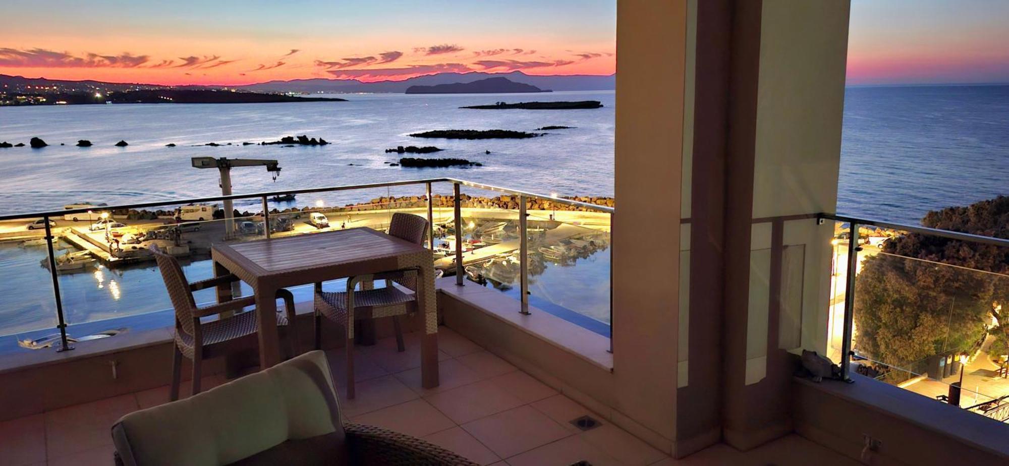 Panoramic Sea View Apartment Chania  Exterior photo