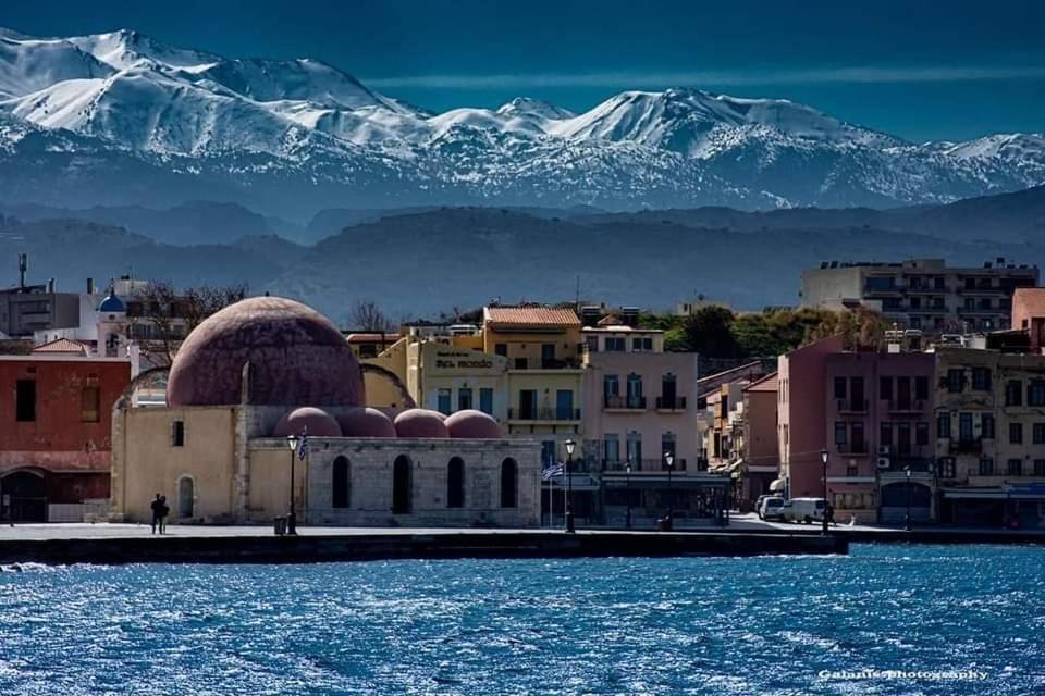 Panoramic Sea View Apartment Chania  Exterior photo