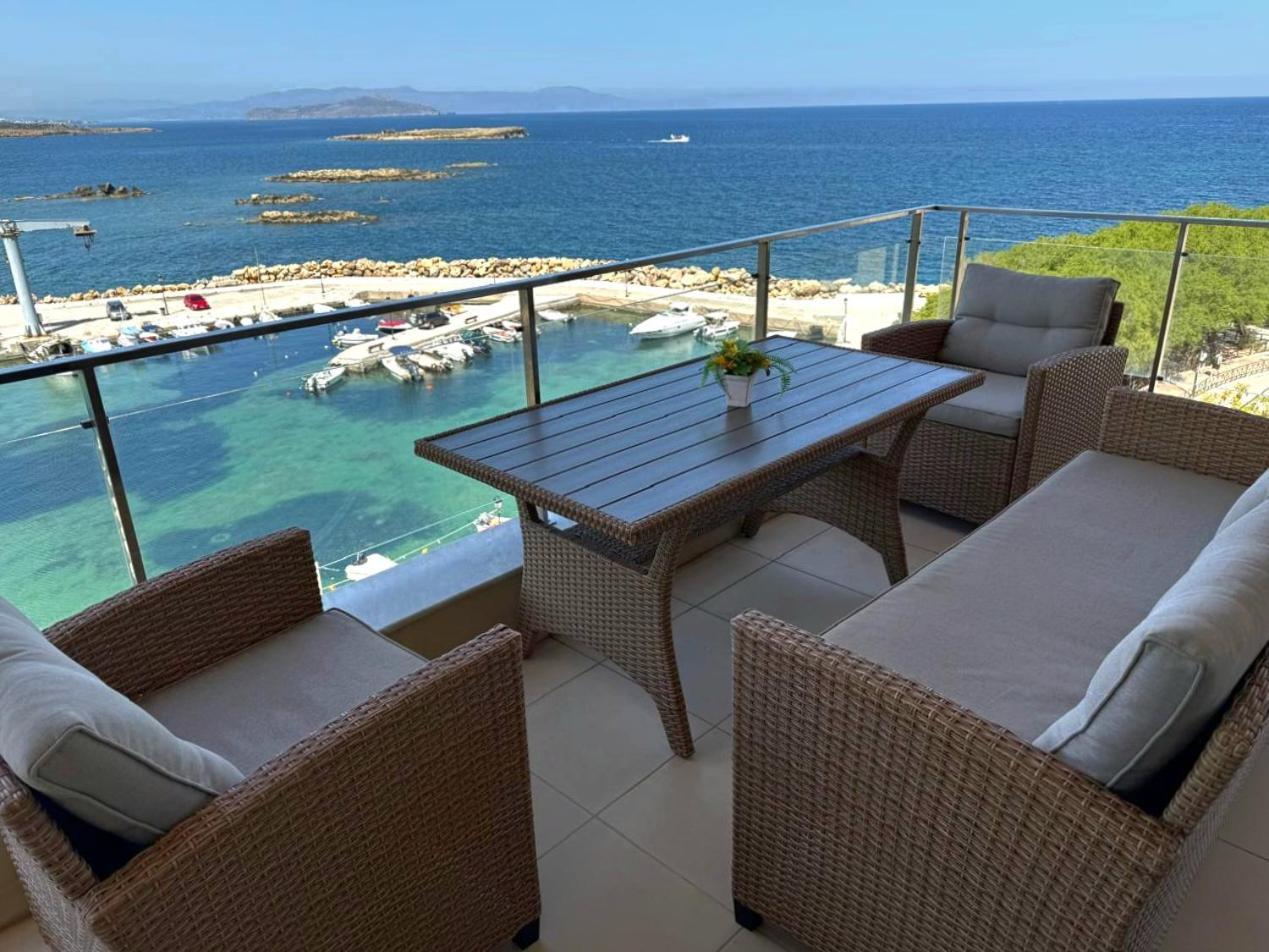 Panoramic Sea View Apartment Chania  Exterior photo